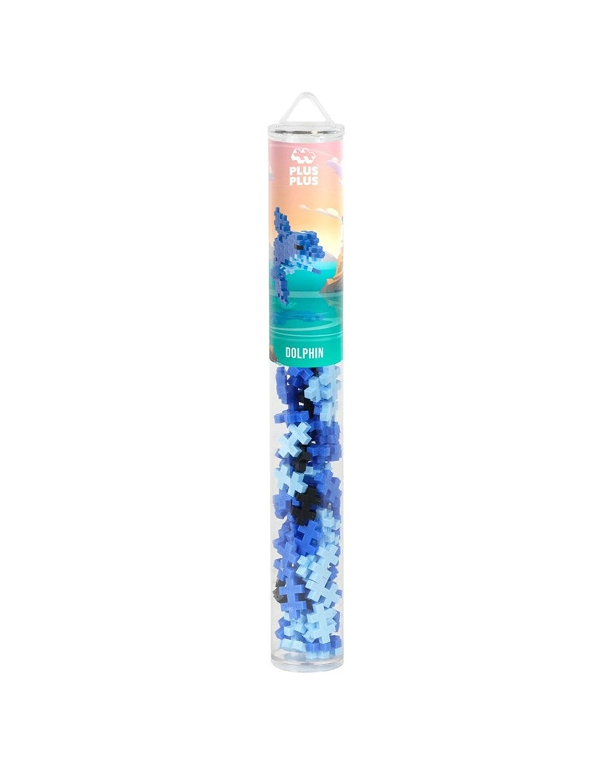 1 Plus-Plus 100pc Dolphin Tube Building Blocks STEM Educational Kids Toy, 1 of 3