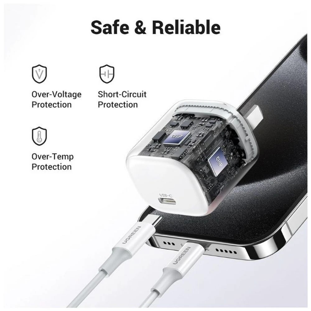 6 UGREEN 20W USB-C Wall Charger, 6 of 6