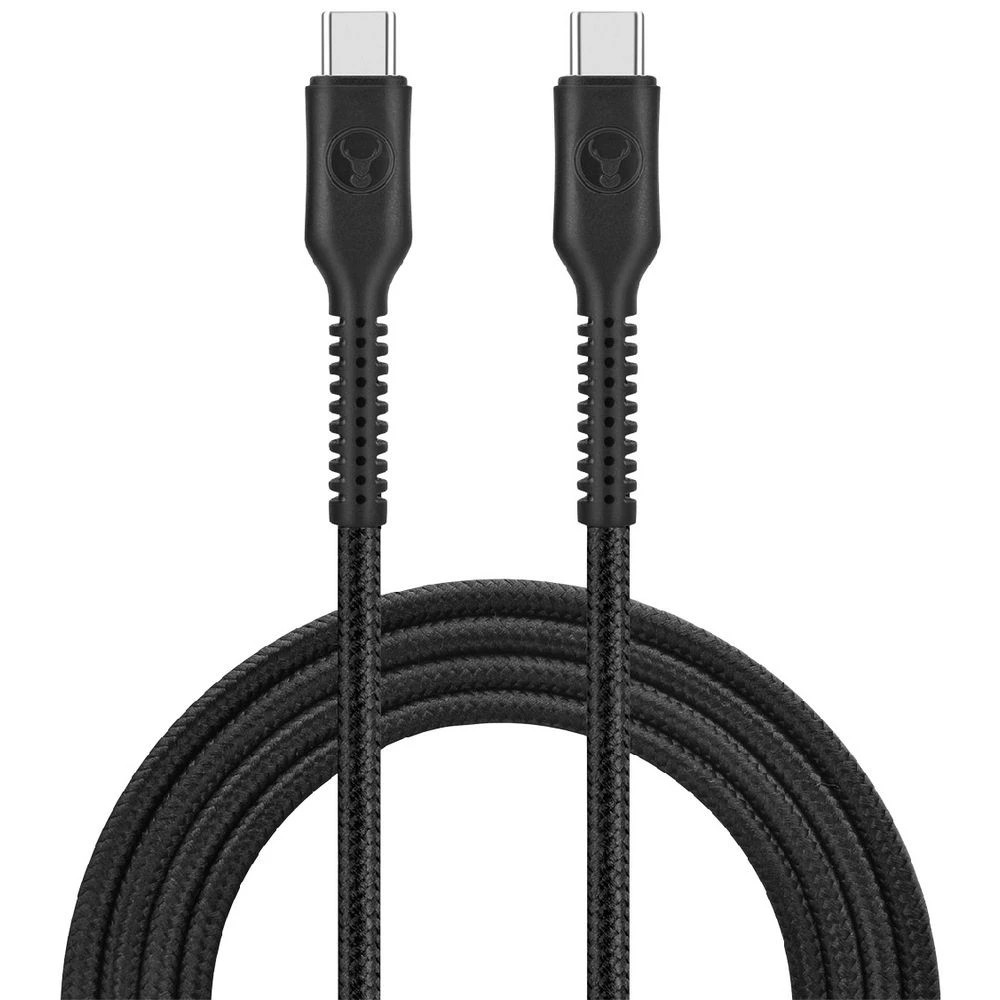 1 Bonelk Long-life Easy Grip USB-C to USB-C Cable 100W 2m Black, 1 of 6