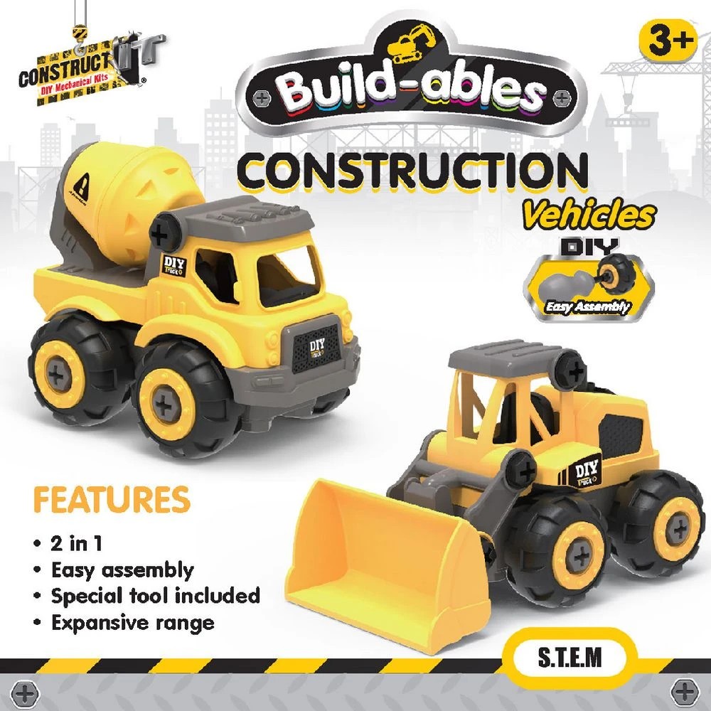 3 Construct It Build-ables 2-in-1 Construction Set, 3 of 6
