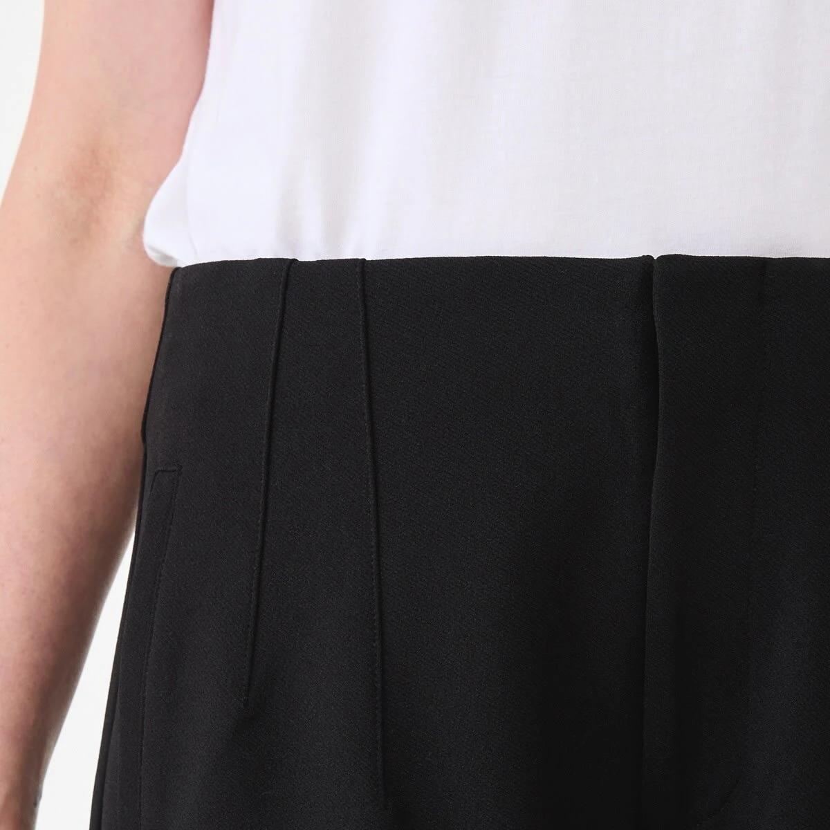 4 Flat Front Culottes Black, 4 of 5