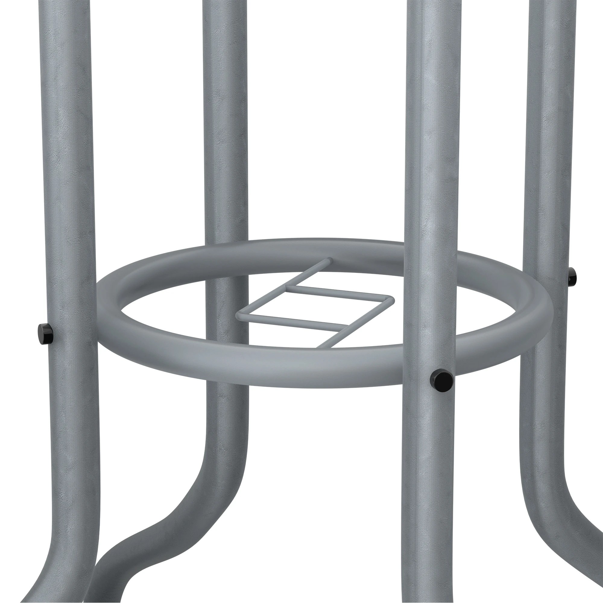 9 Alfordson Outdoor Furniture Patio Dining Table Garden 90CM Round Glass - Grey, 9 of 9