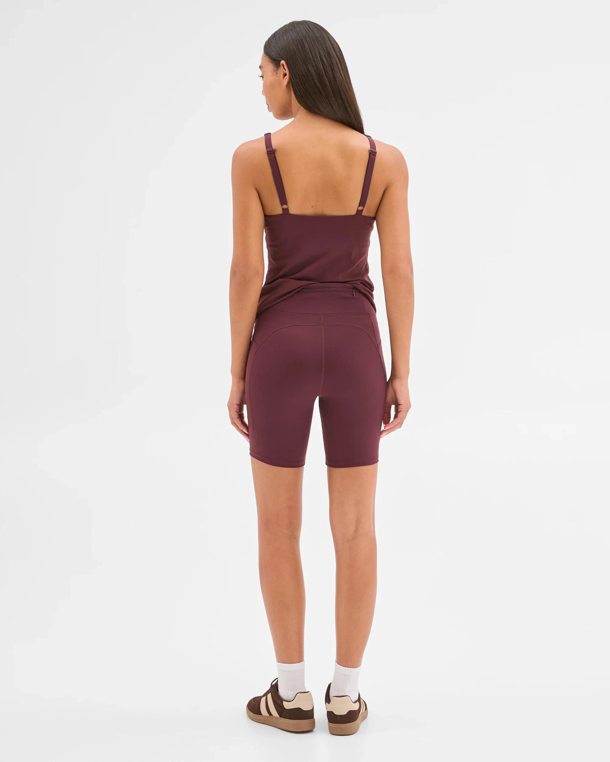 8 Target Active Infinity Sculpt High Rise Bike Shorts WINETASTING, 8 of 8