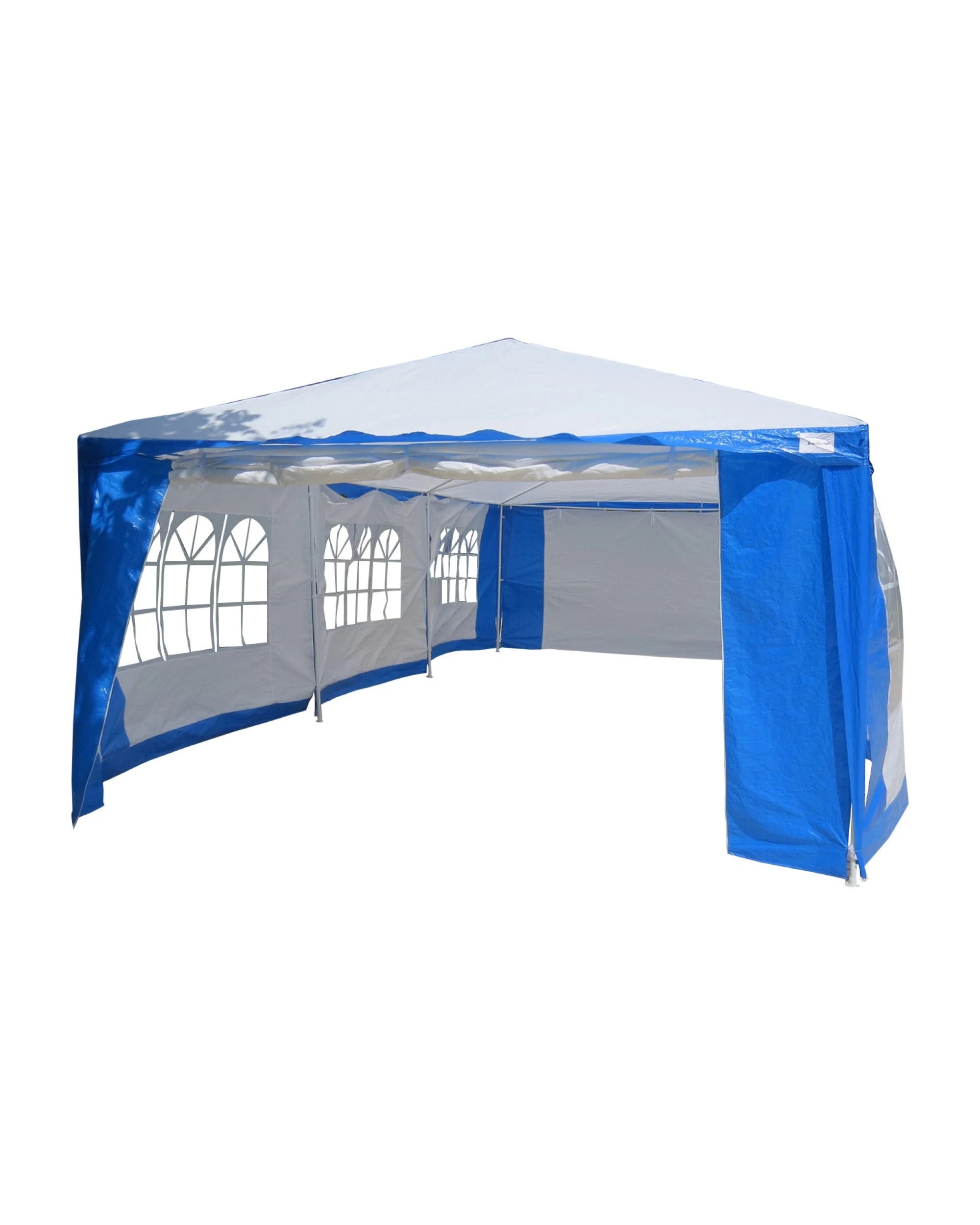 4 Wallaroo Large 4m x 8m Gazebo Party Wedding Tent Outdoor Event Marquee Canopy - Blue, 4 of 7