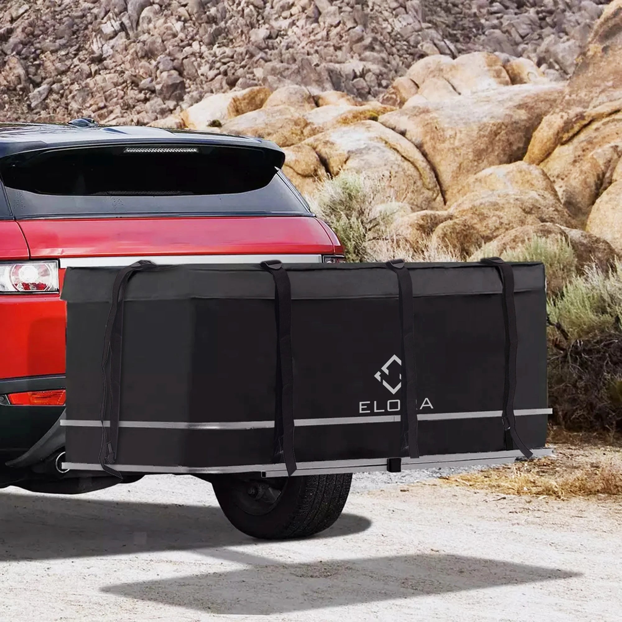 6 Elora Car Roof Rack Cargo Luggage Travel Bag Extra Storage Weatherresistant, 6 of 8