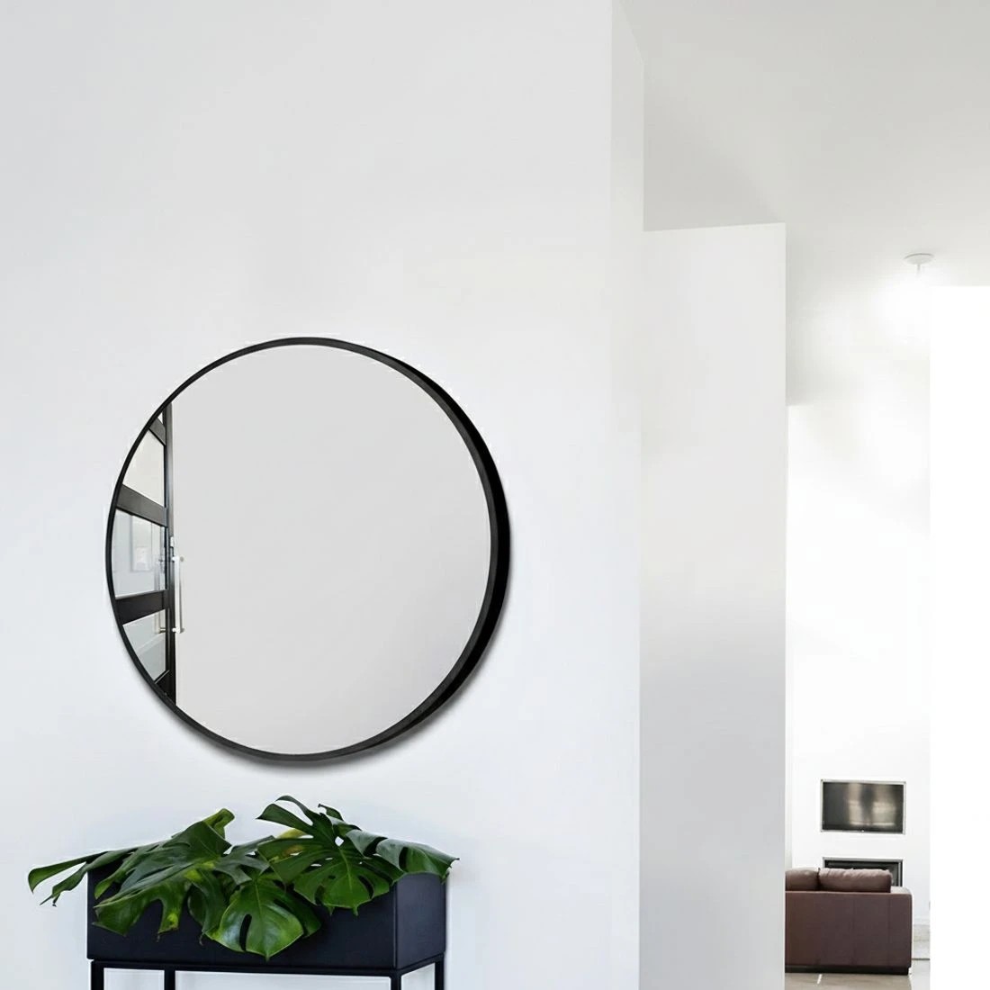 3 Embellir Wall Mirror Makeup 70cm Home Decor Framed Mirrors Bathroom Round - Multi, 3 of 6