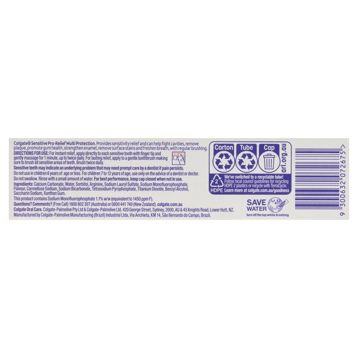 3 Colgate Sensitive Pro-Relief Multi Protection Toothpaste 50g, 3 of 8