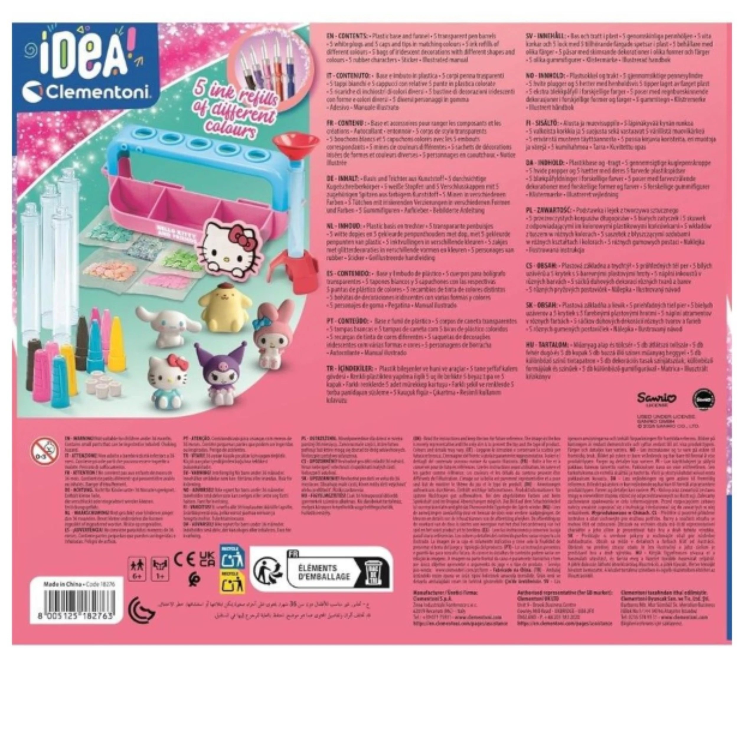 3 Clementoni Hello Kitty & Friends Pen Maker Creator Studio Kit - Pink, 3 of 4