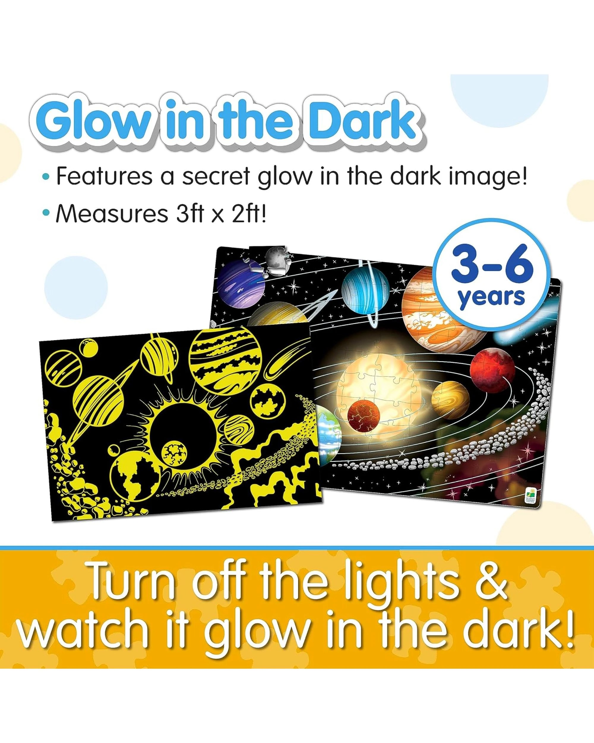 4 The Learning Journey Puzzle Doubles Glow in the Dark Space, 4 of 6