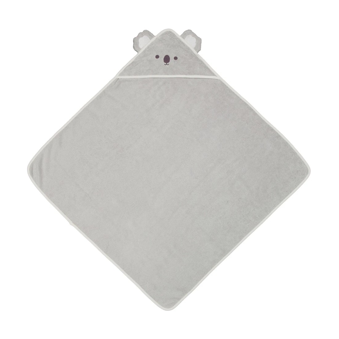 1 Cotton Hooded Towel - Koala, 1 of 5