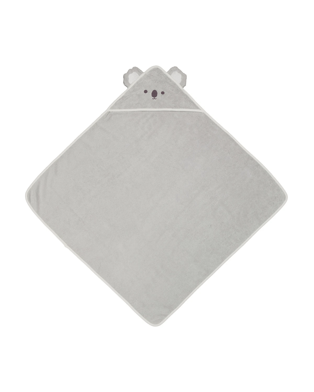 1 Cotton Hooded Towel - Koala, 1 of 5