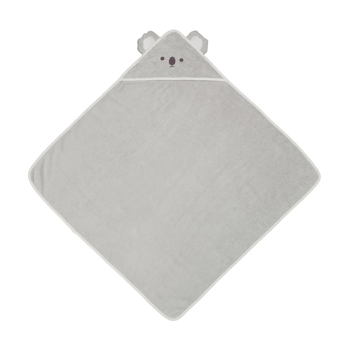 1 Cotton Hooded Towel - Koala, 1 of 5