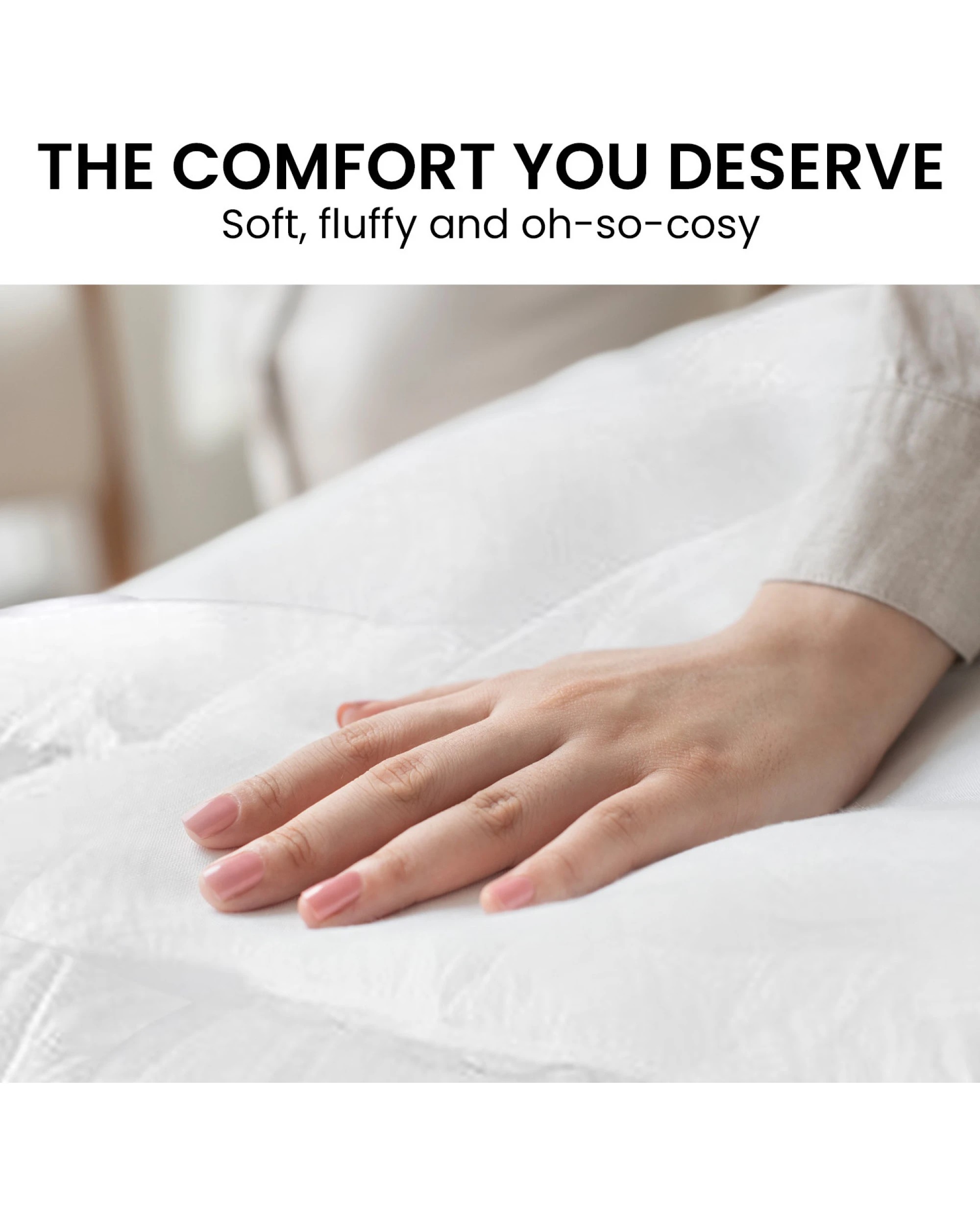 9 Laura Hill 500gsm Duck Down Feather Quilt Comforter Doona
 - Queen Bed, 9 of 10