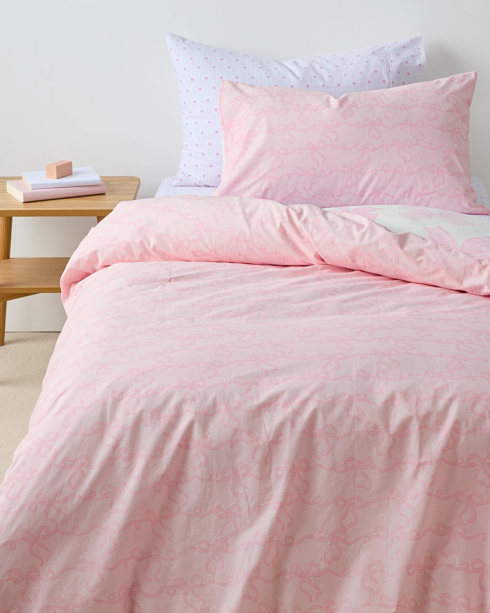 2 Target Bella Bows Kids Cotton Quilt Cover Set
 - Double Bed
 - Pink, 2 of 6