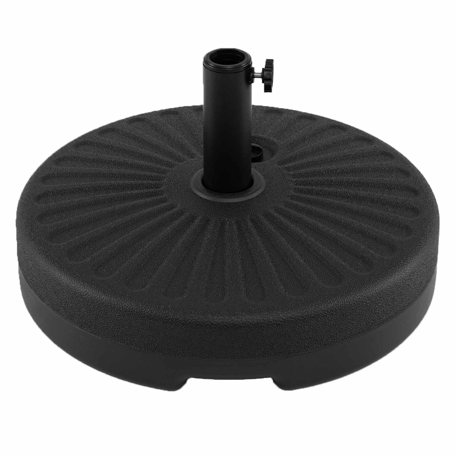1 Costway 51CM Round Patio Umbrella Base 27KG Water Sand Fillable Umbrella Stand Fits 38/48mm, 1 of 2
