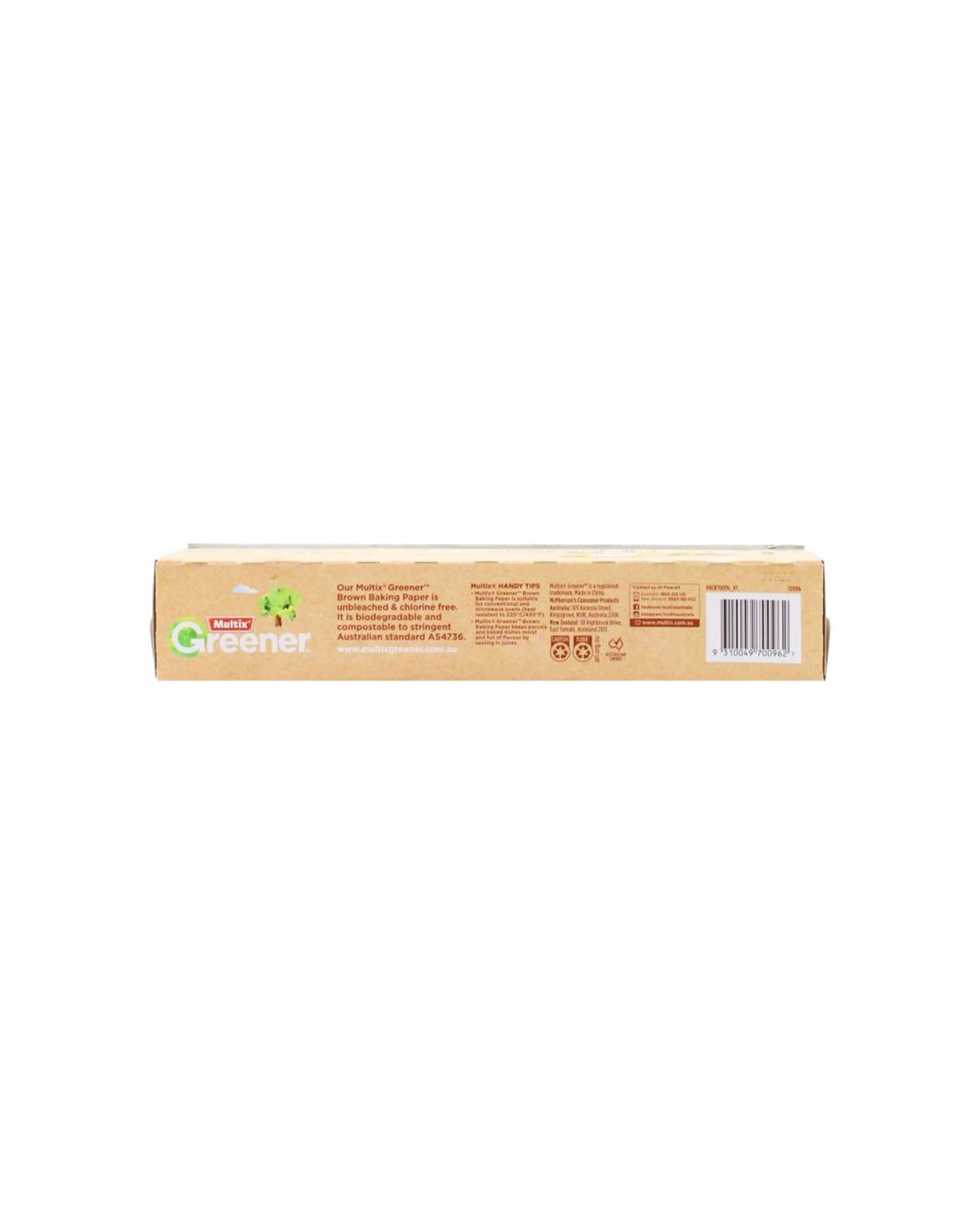 3 Multix Wide Baking Paper Sheet Roll 9 Pack 40m x 30cm Unbleached - Brown, 3 of 4