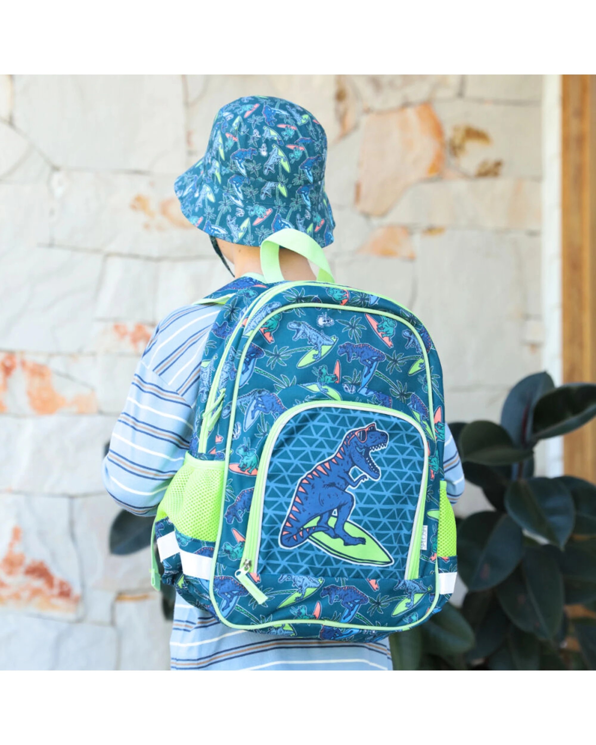 5 Splosh Out & About Dinosaur Backpack Kids Children School Bag Weatherproof Polyester 40x31cm - Blue, 5 of 5