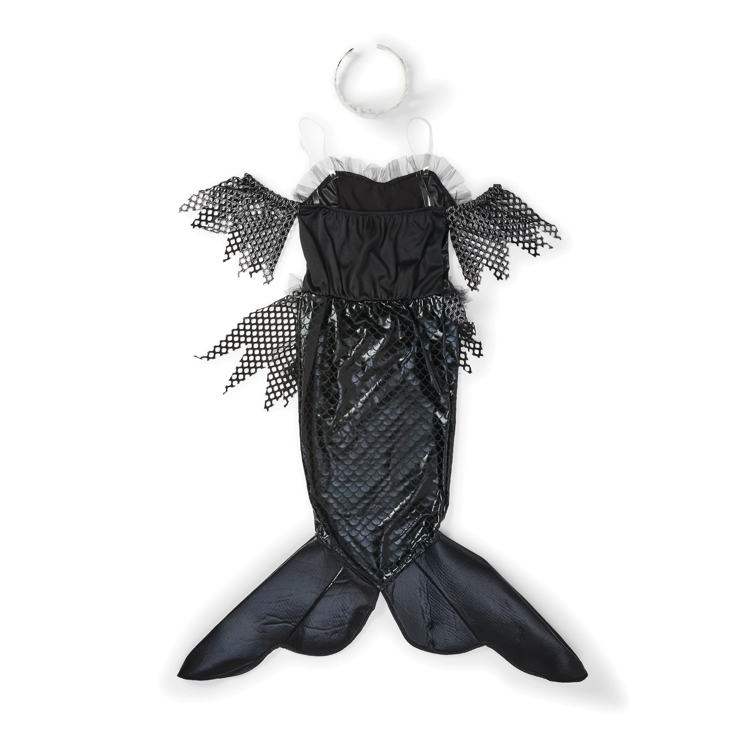 8 2 Piece Dark Mermaid Costume - Ages 6-8, 8 of 10