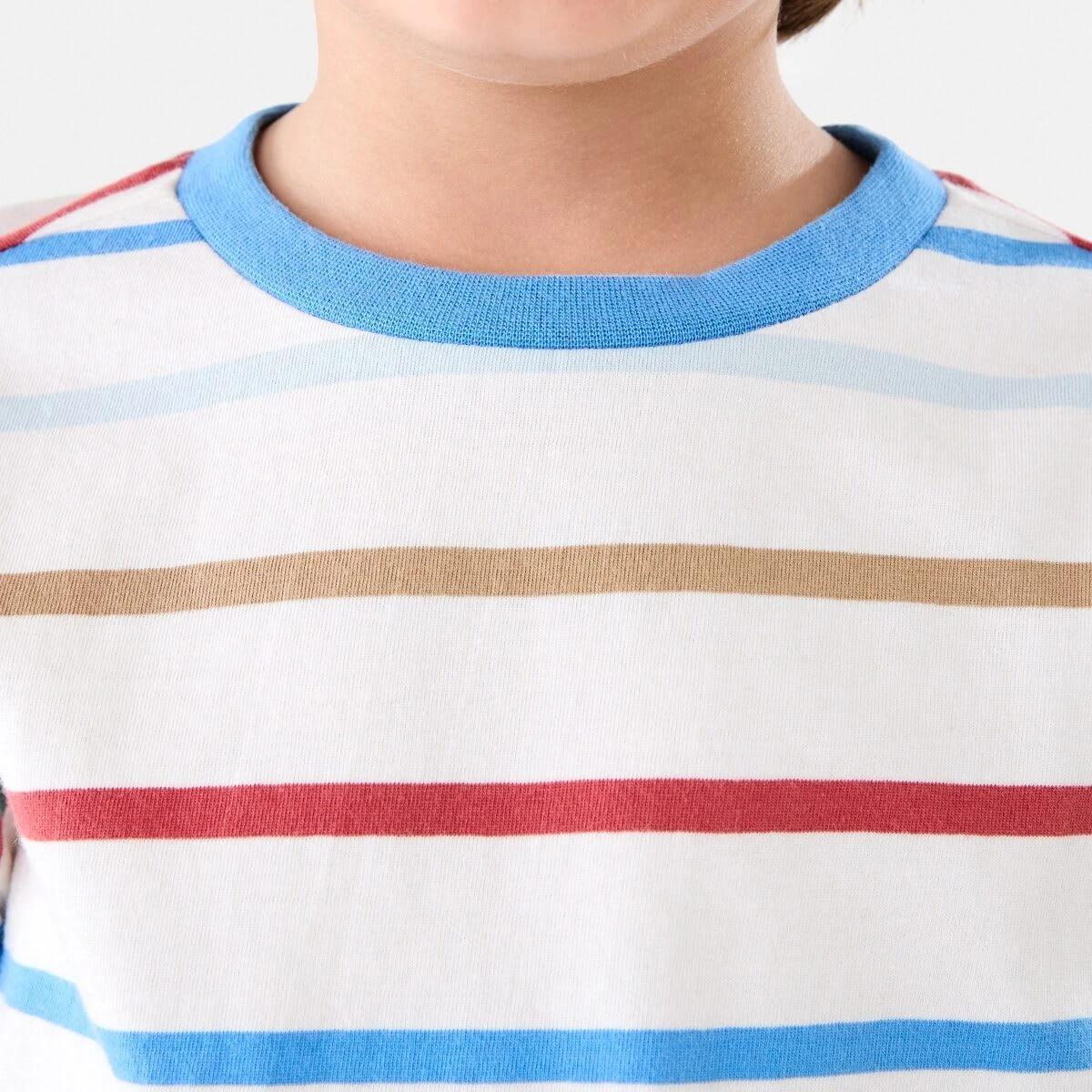 4 Stripe T-shirt THICK AND THIN MULTI STRIPE, 4 of 6