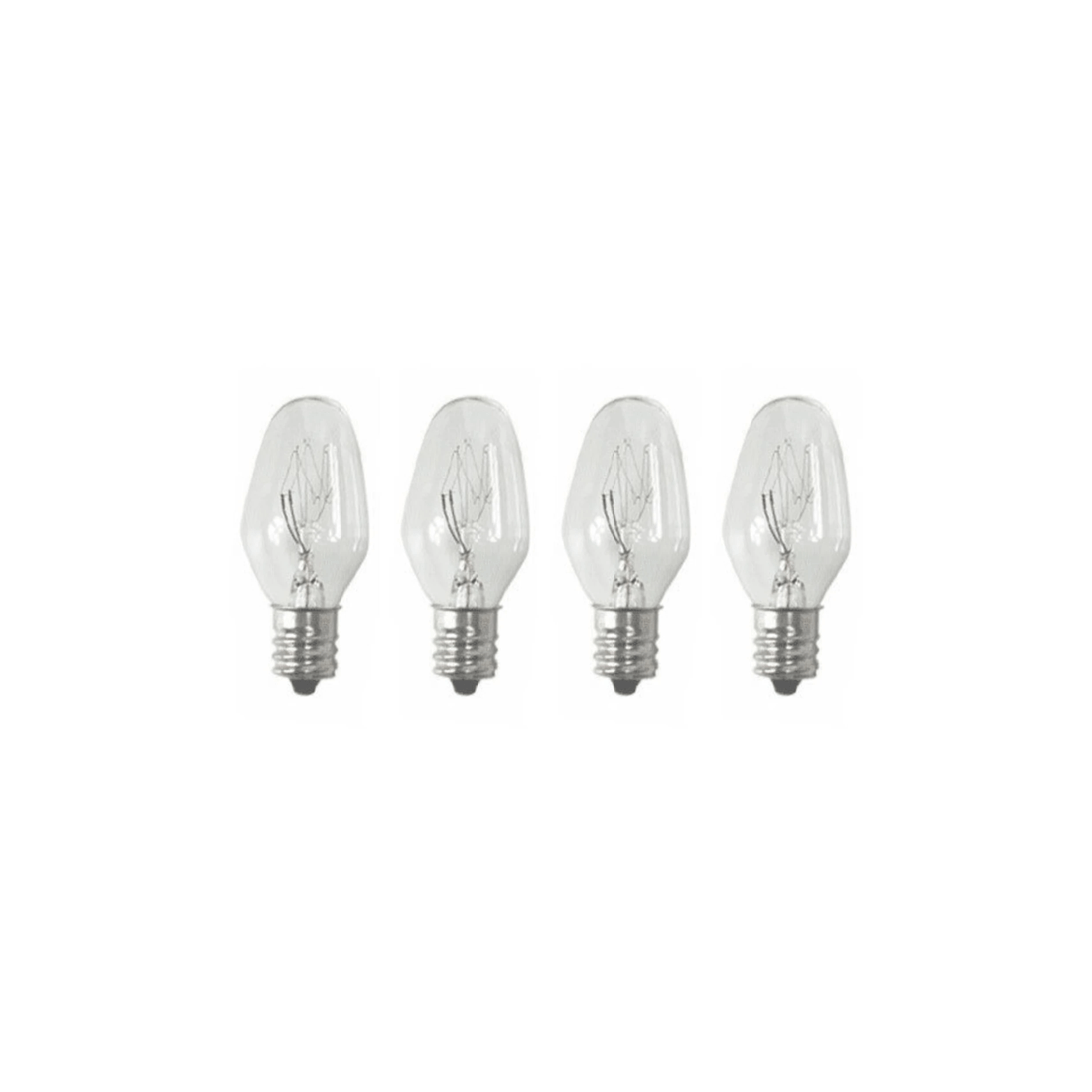3 Sansai 4pk 7w/240v E14 Replacement  Warm Light Bulb Clear For Night Light/lamps
 - Clear, 3 of 3