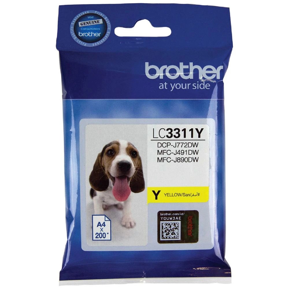 1 Brother LC 3311 Ink Cartridge Yellow, 1 of 2