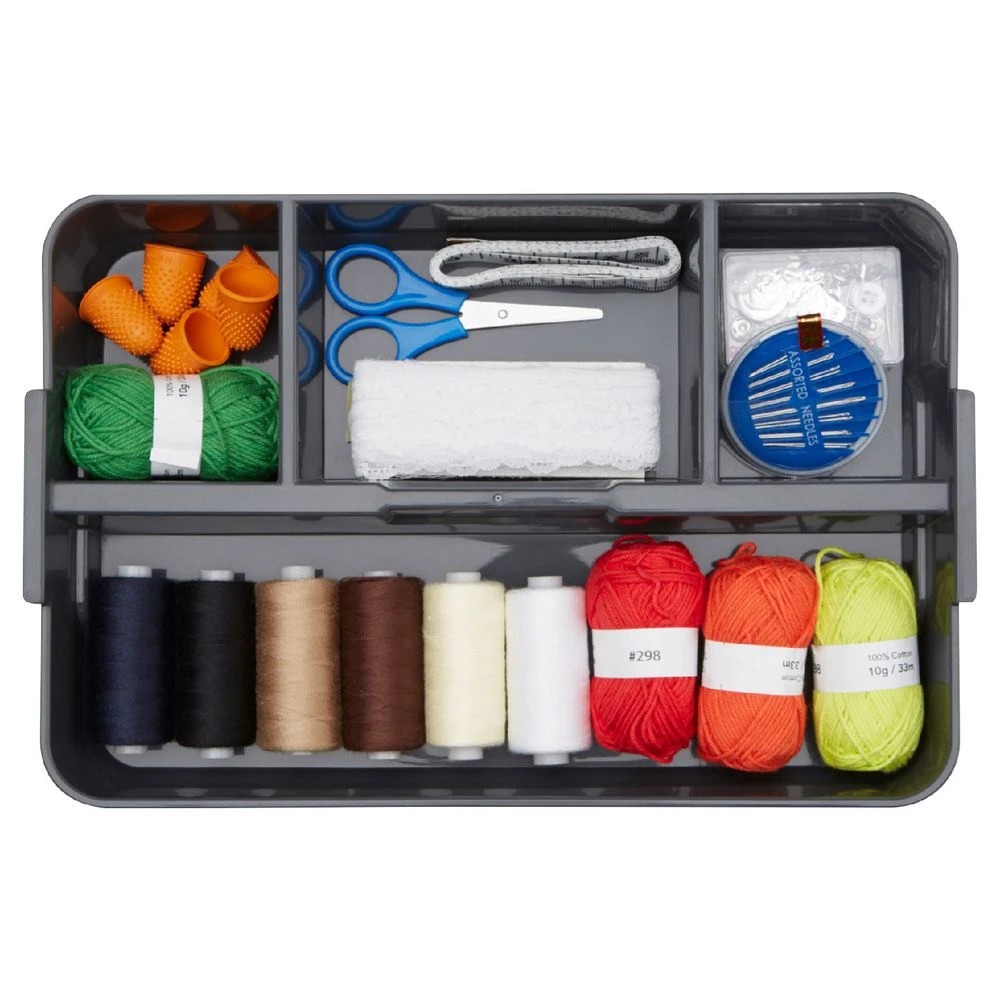 7 Ezy Storage 8L Sort It Storage Container Transparent Grey, 7 of 10