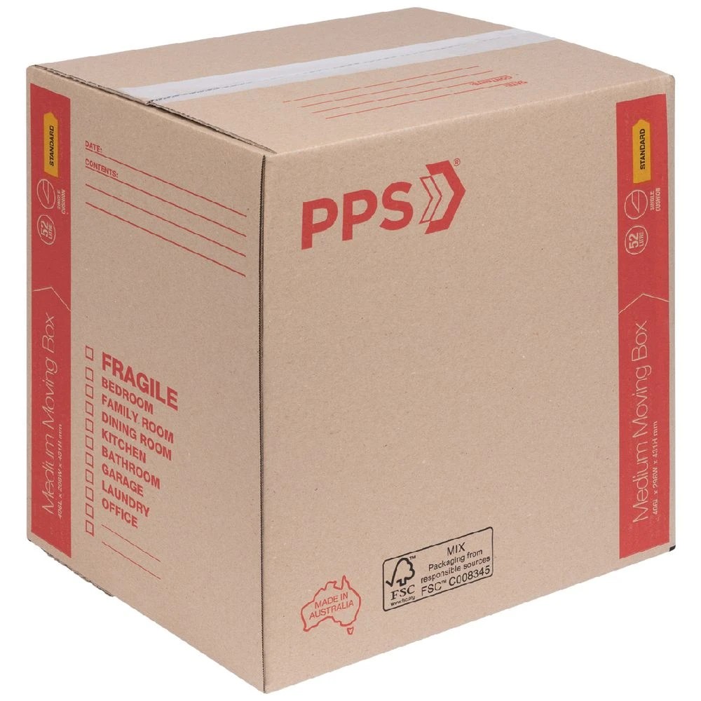 1 PPS Moving Box Medium 406 x 298 x 431mm, 1 of 3
