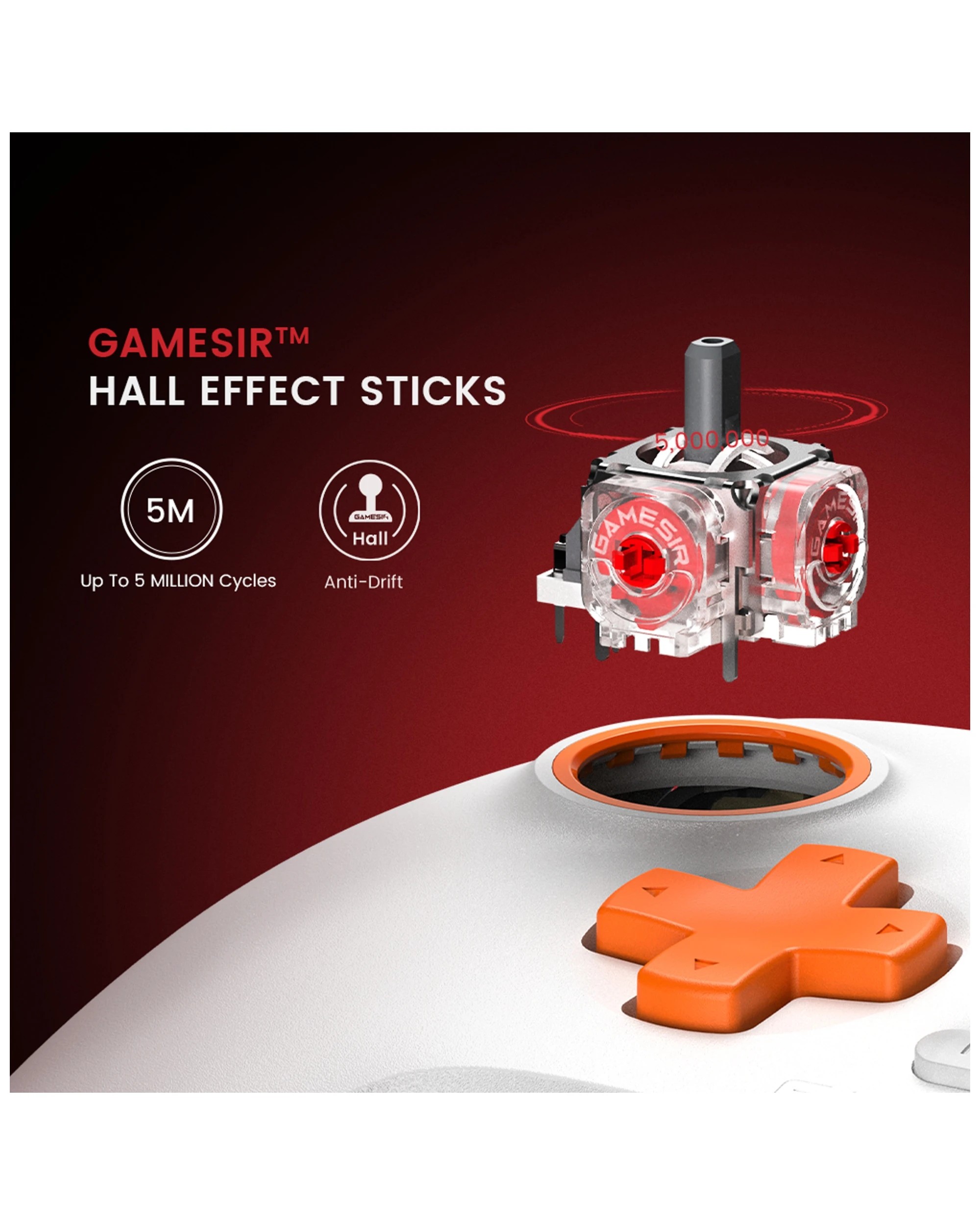 4 Gamesir Wired Gaming Controller Xbox PC Controller USB-C Game Controller - White, 4 of 9