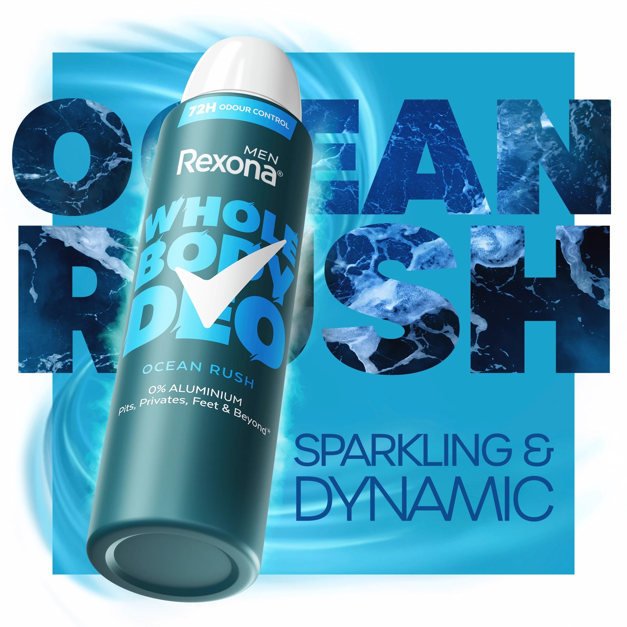 3 Rexona Men Whole Body Deo 230ml - Ocean Rush, 3 of 7