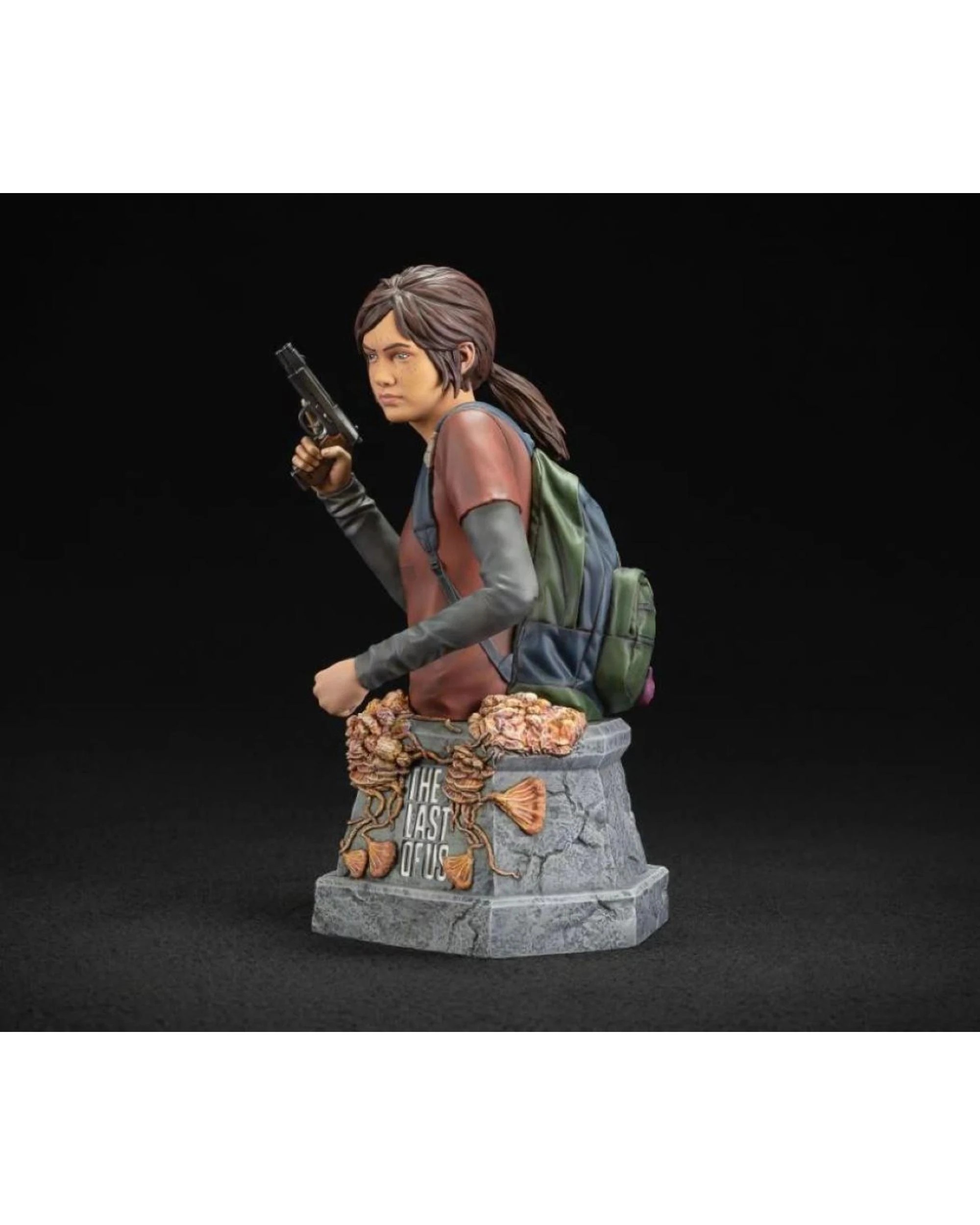 6 The Last of Us Ellie with Handgun Bust 7.5 Inch Statue, 6 of 9