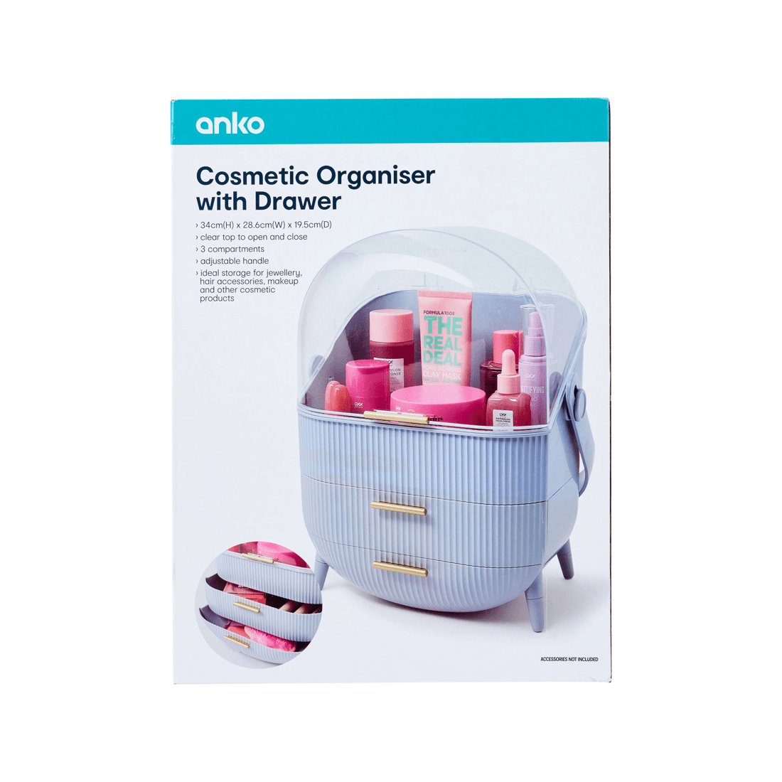 10 Cosmetic Organiser with Drawer, 10 of 10