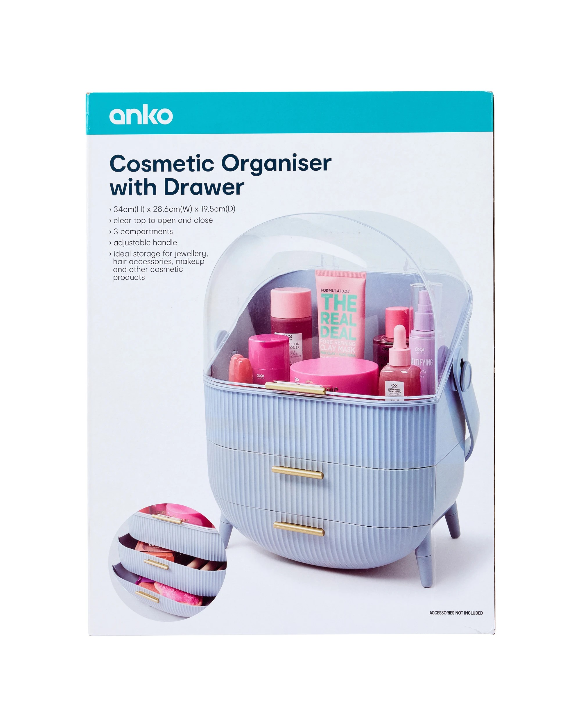 10 Cosmetic Organiser with Drawer, 10 of 10