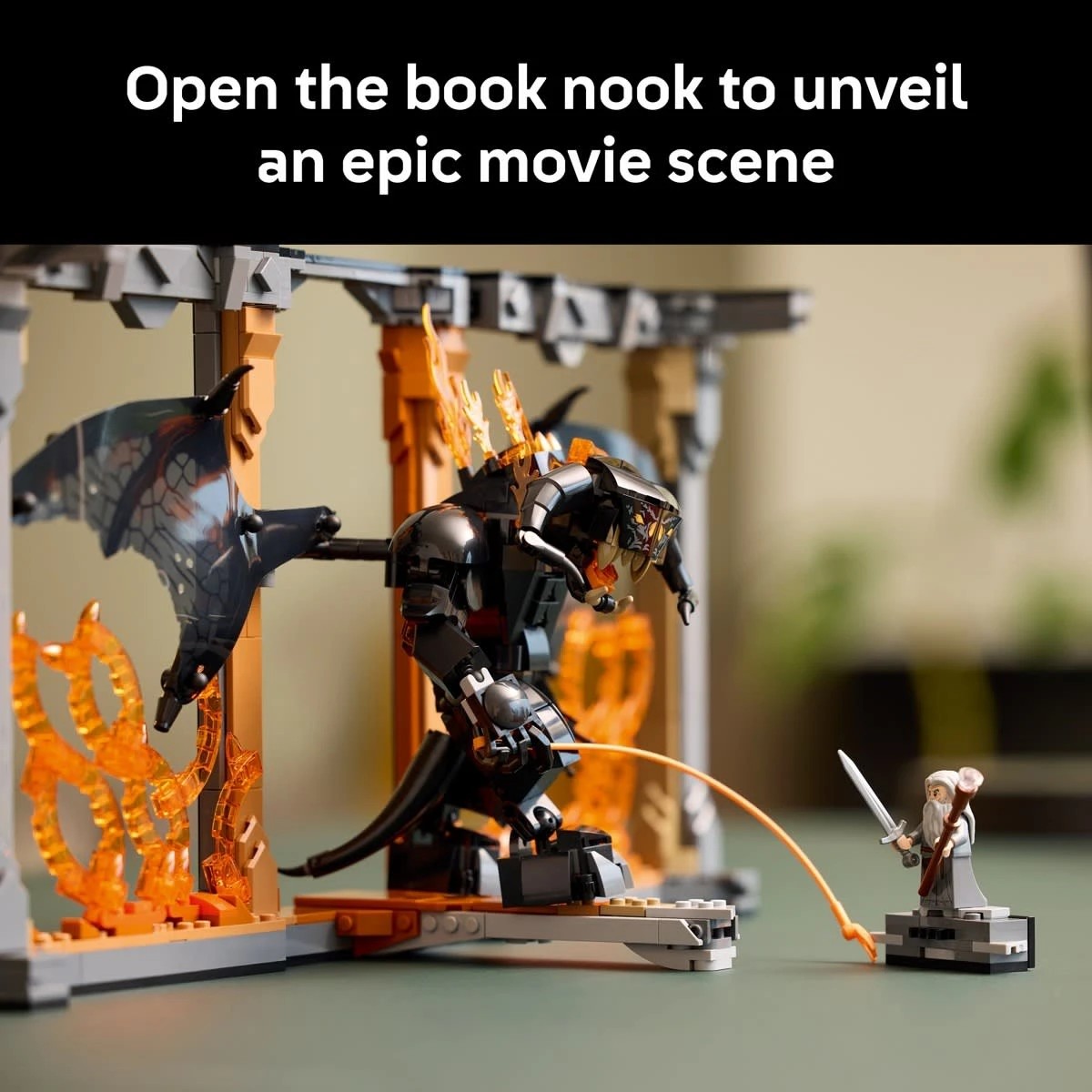 6 LEGO Icons The Lord of the Rings: Balrog Book Nook 10367, 6 of 11