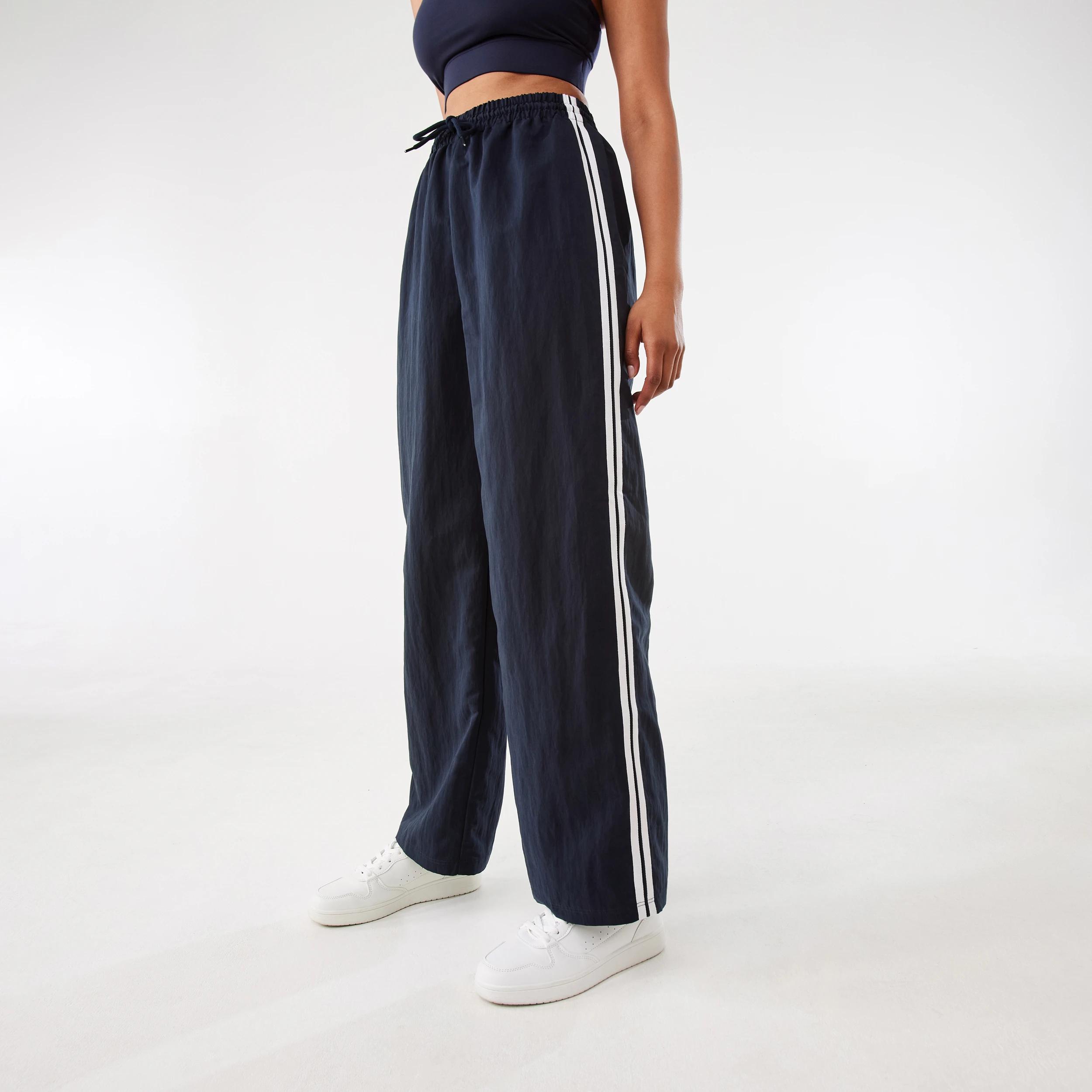 1 Active Womens Contrast Panelled Pants SHADE NAVY, 1 of 6
