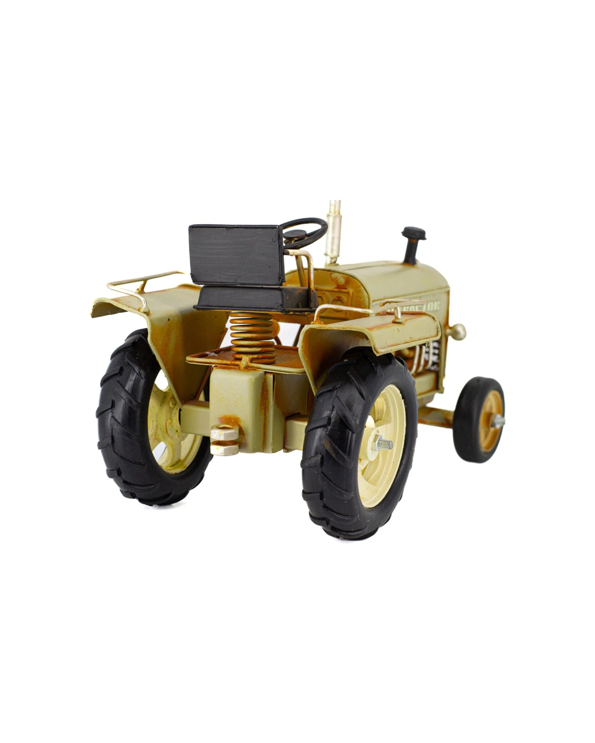 3 Boyle Metal Display Olden Days Tractor Handmade Ornament Home Decor 25cm - Natural, 3 of 4