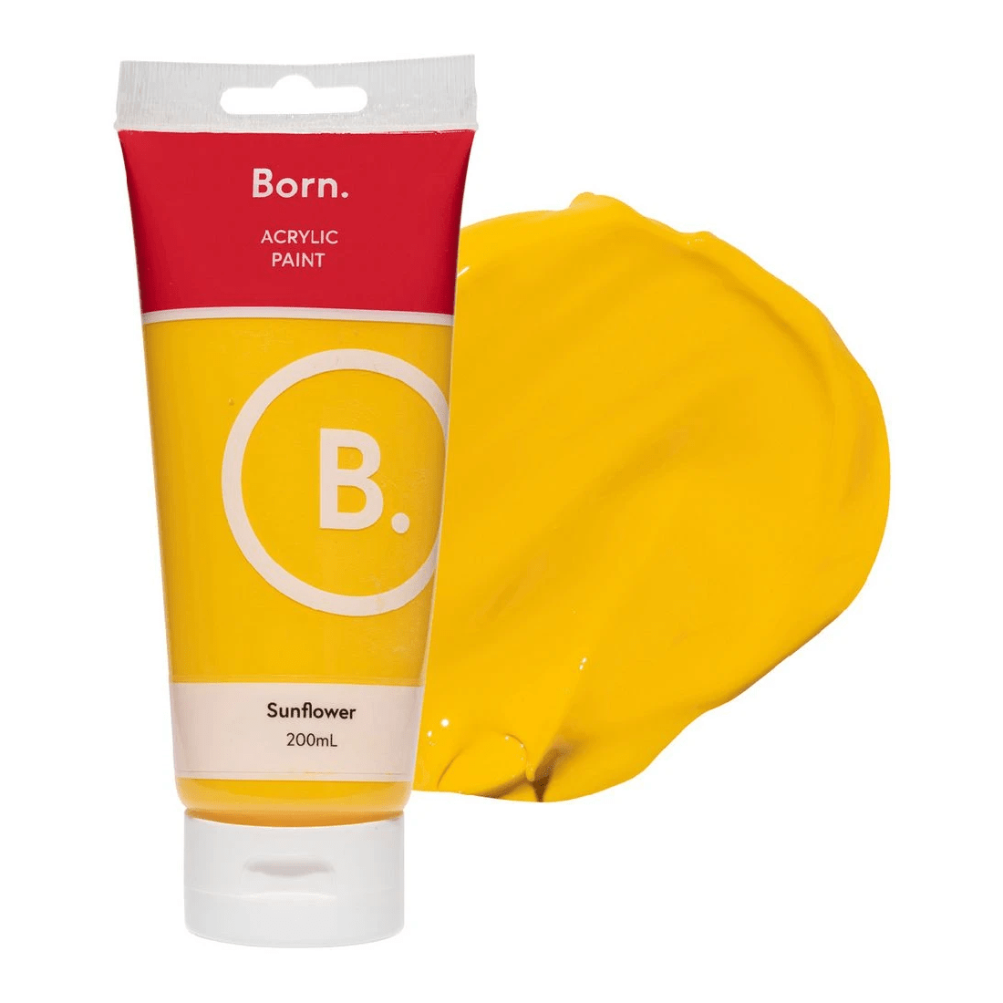 1 Born Acrylic Paint 200mL Sunflower, 1 of 3