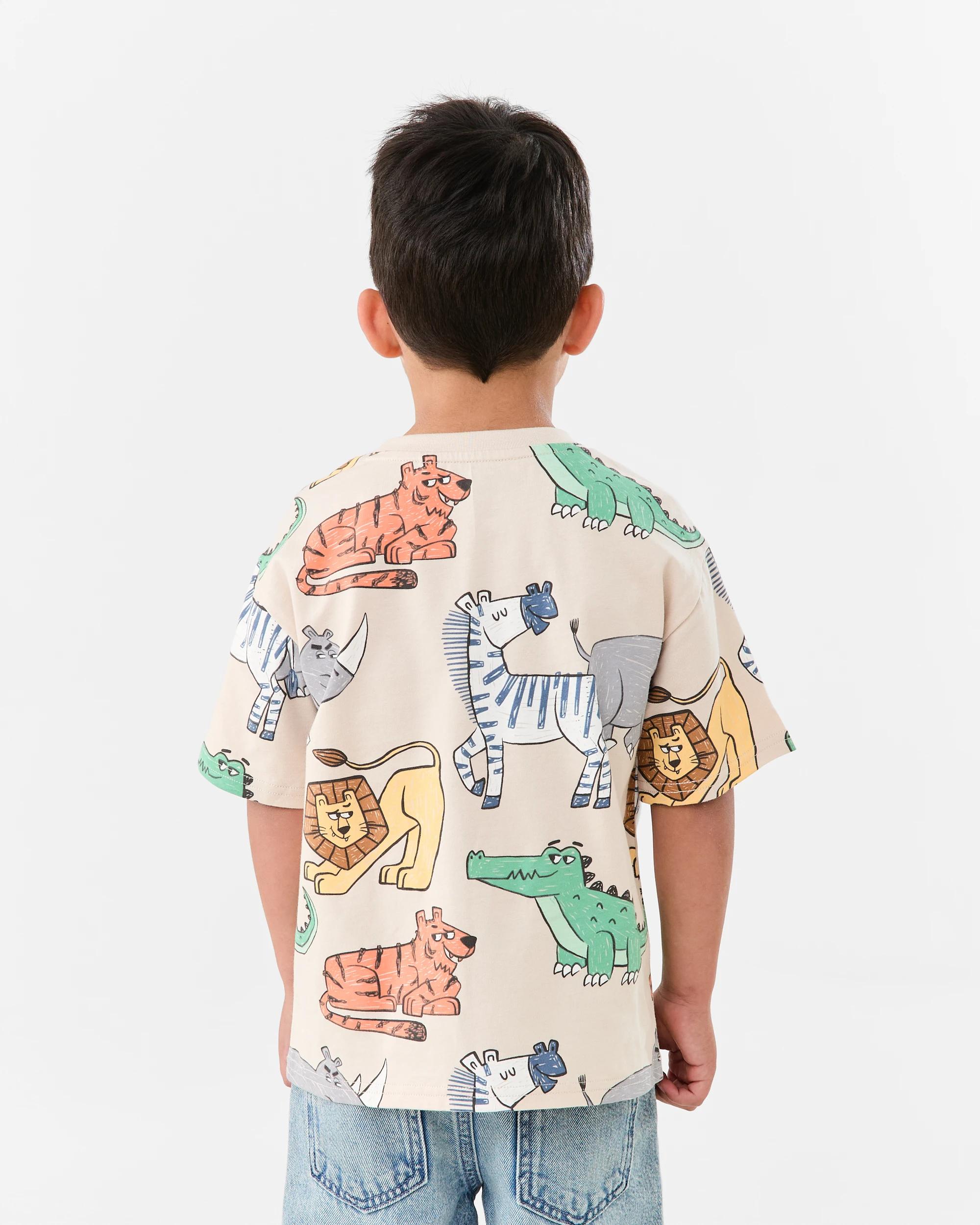2 All Over Print T-shirt Bge Animal, 2 of 7