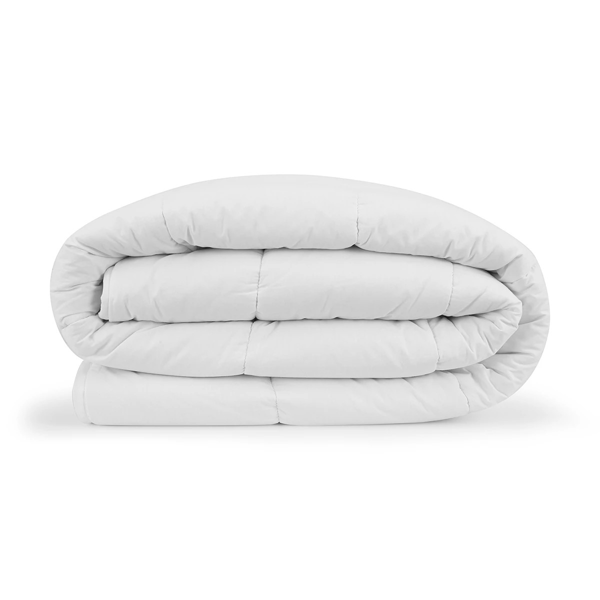 2 Medium Warmth All Seasons Wool Quilt - King Bed, White, 2 of 3