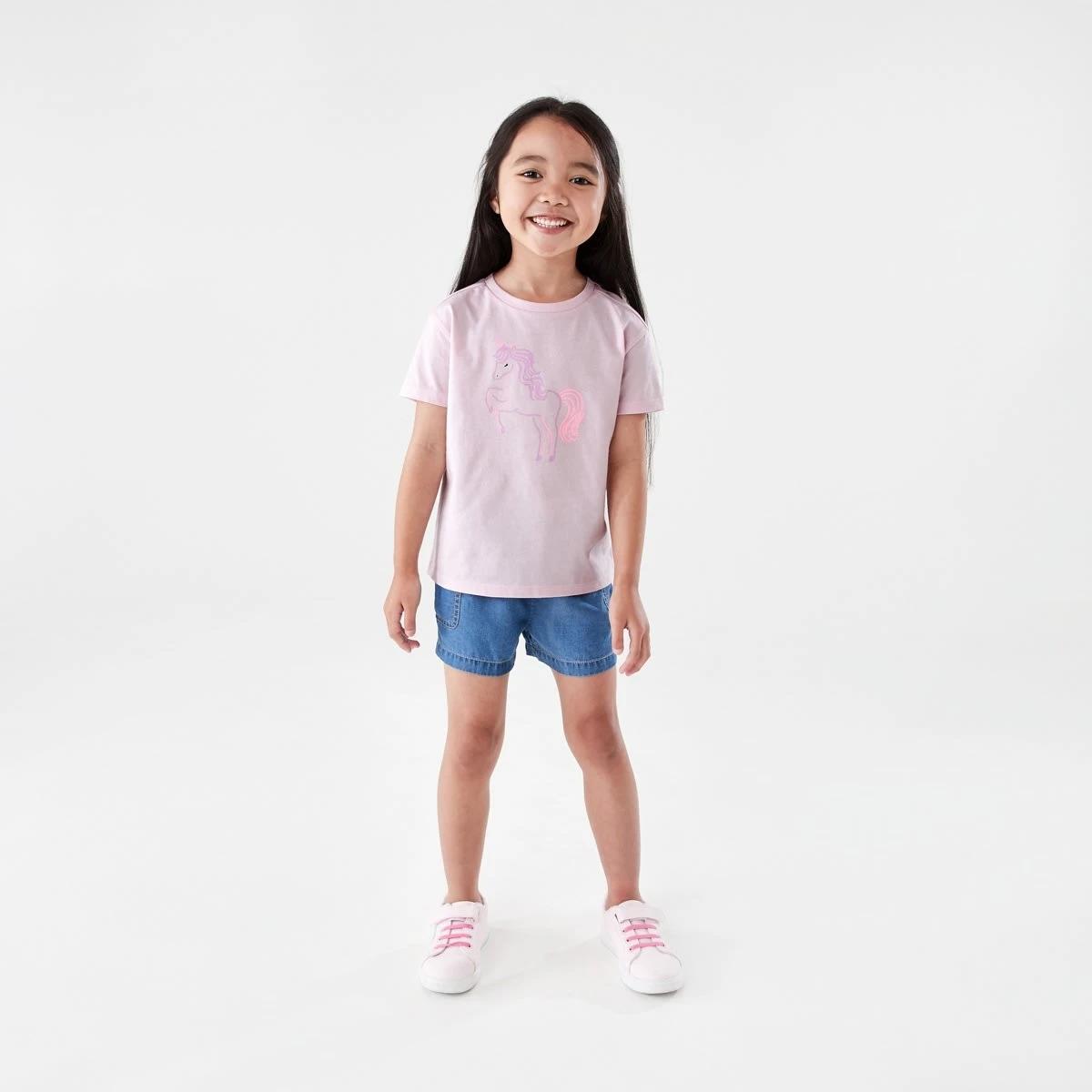 5 Printed T-shirt UNICORN SPIRIT BALLERINA PINK, 5 of 6