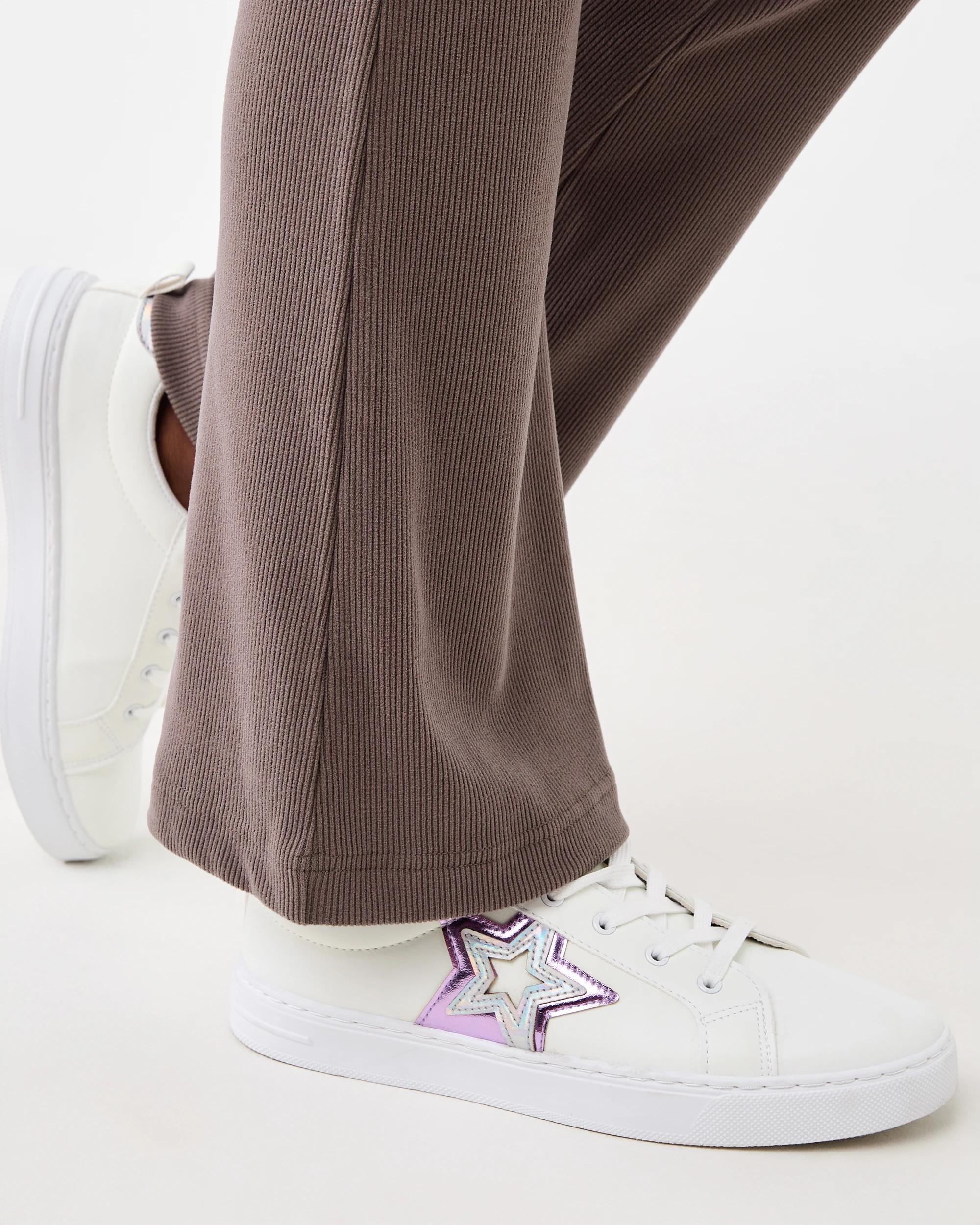 3 Rib Flare Leggings Mlky Brwn, 3 of 5