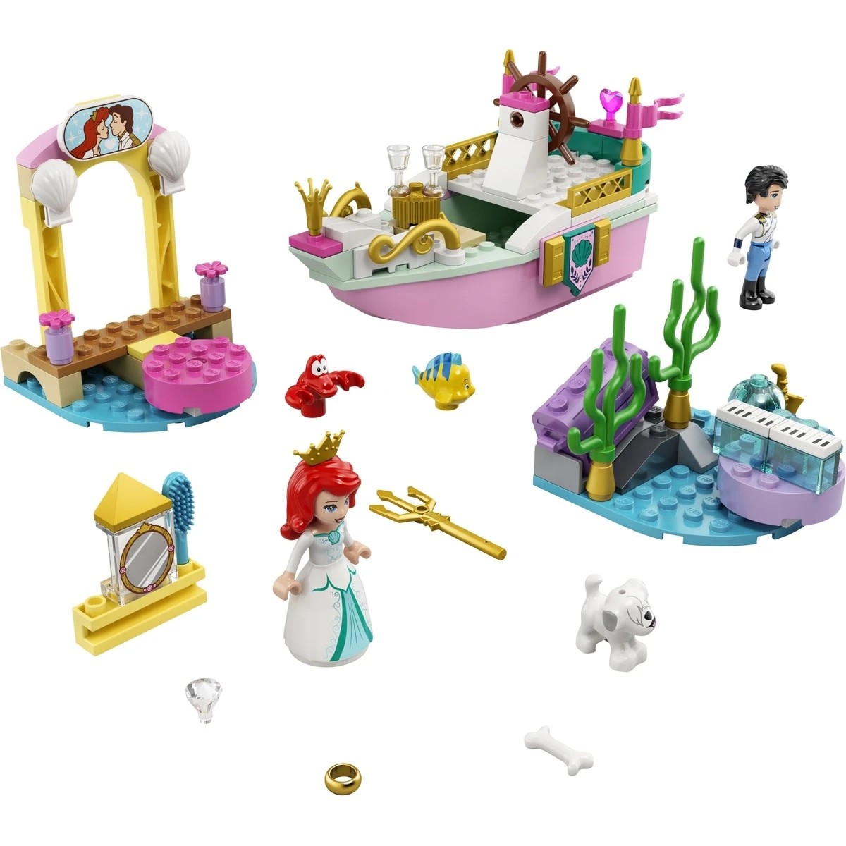 2 LEGO Disney Princess Ariel’s Celebration Boat 43191, 2 of 10