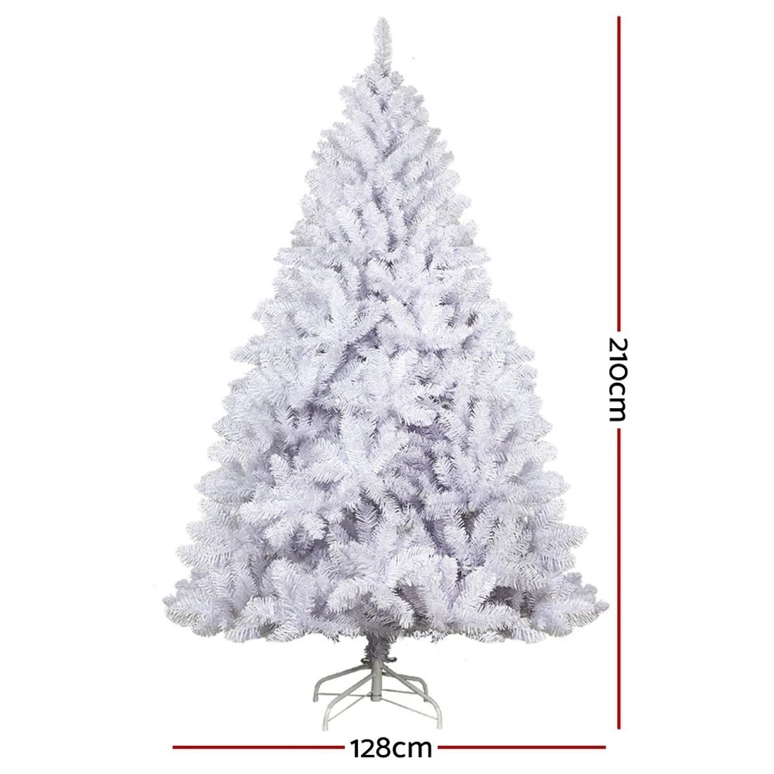 3 Jingle Jollys Christmas Tree 2.1m 1000 White Tips Xmas Tree Decorations
 - Green, 3 of 8