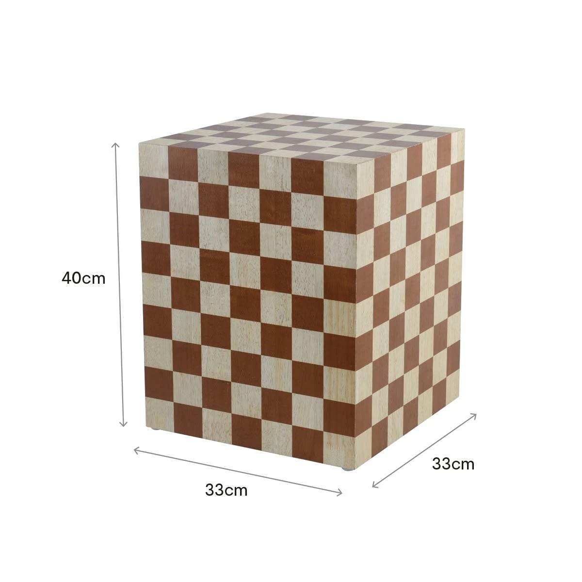 9 Checker Side Table, 9 of 10