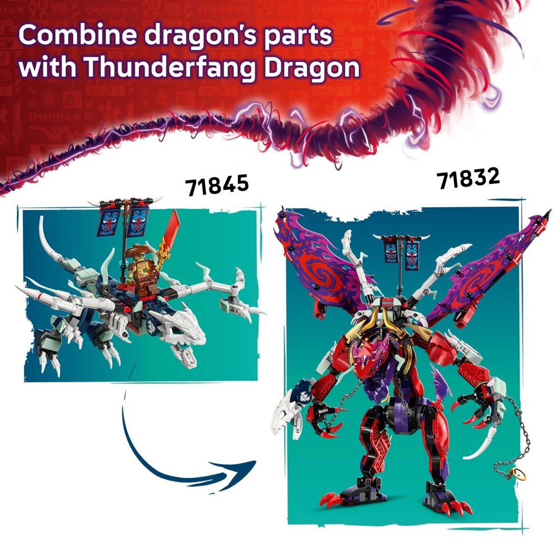 4 LEGO NINJAGO Lloyd’s Jet Mech 71845, 4 of 6