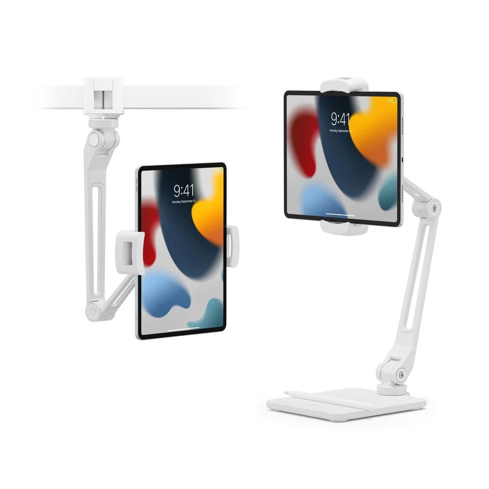 3 TwelveSouth iPad/Tablet Hoverbar Duo Clamp and Base White, 3 of 8