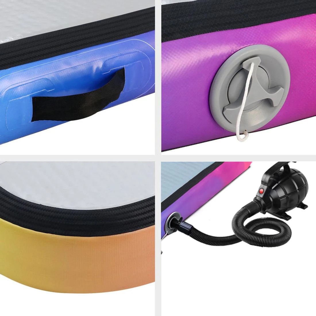 3 Everfit 5M Air Track Gymnastics Tumbling Exercise Mat W/ Pump Inflatable - Multi, 3 of 6