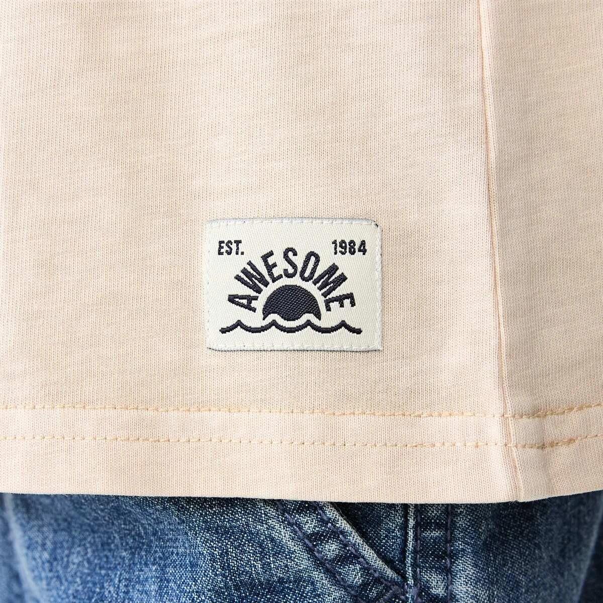 5 Oversized Washed T-shirt NATURAL ECRU, 5 of 9