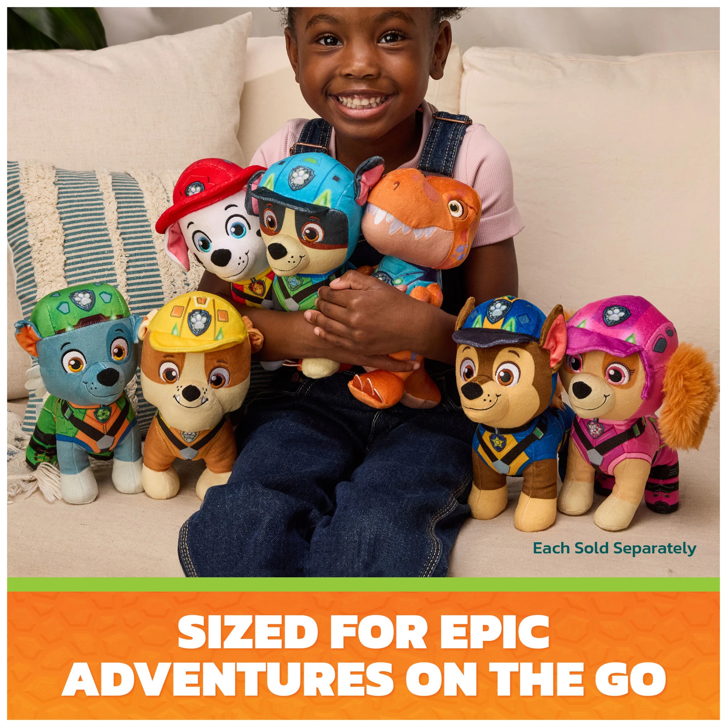 3 8in. PAW Patrol: The Dino Movie Pup Plush - Assorted, 3 of 10
