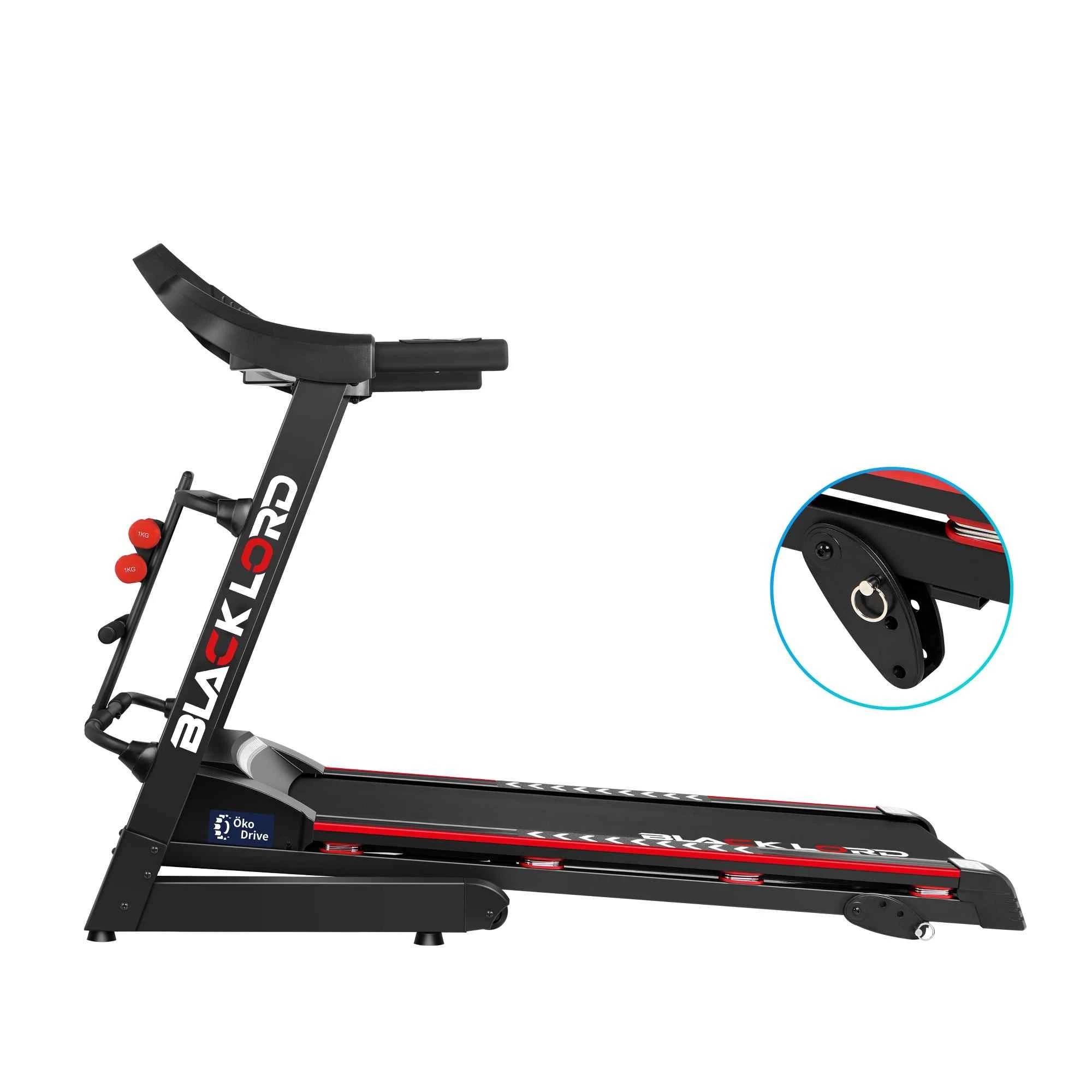 5 Black Lord Treadmill Electric Home Gym Exercise Run Machine Incline Fitness, 5 of 10