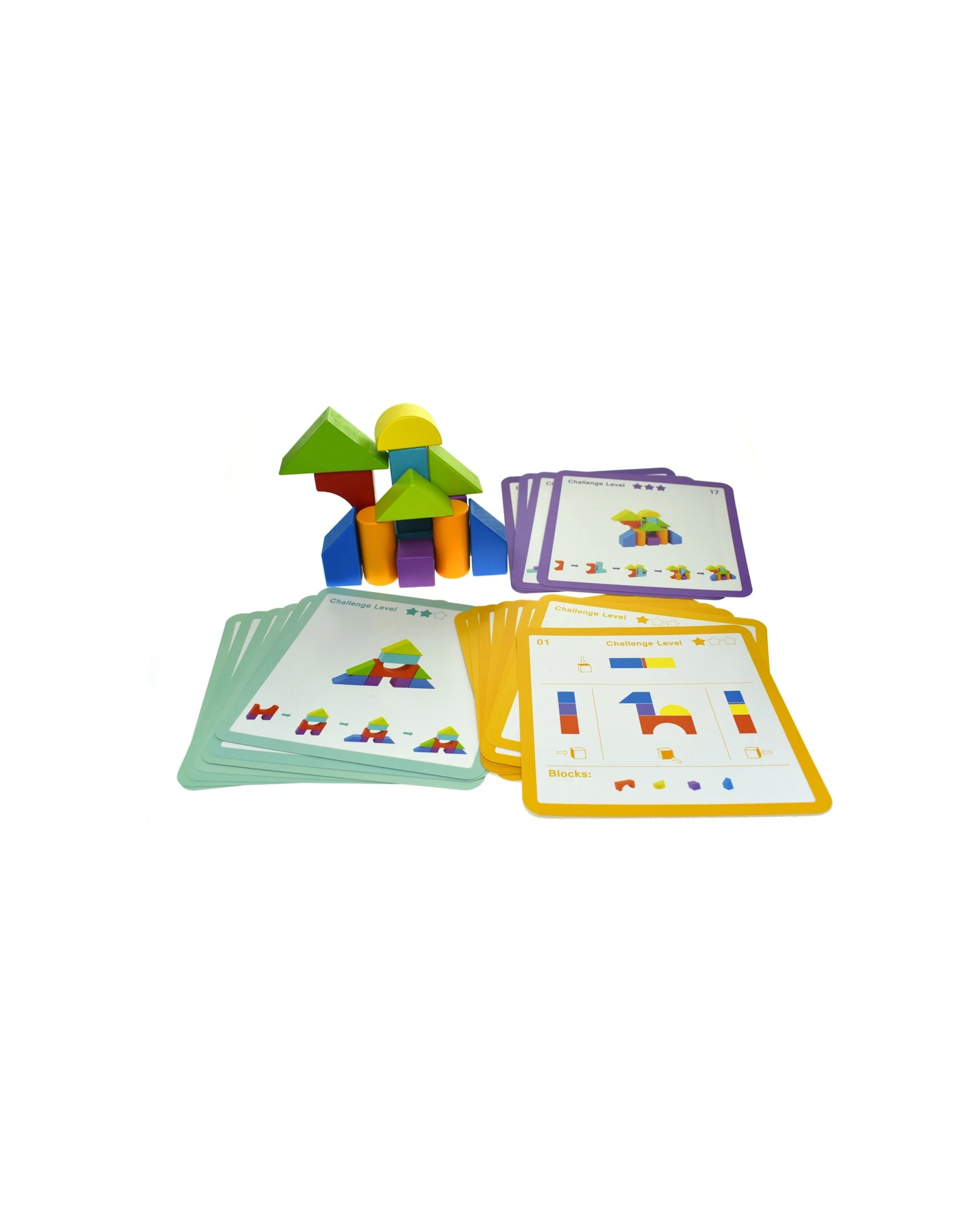 3 Tooky Toy Block Kids Childrens Building Educational Logic Learning Game - Multi, 3 of 4